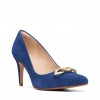 Clarks - Laina85 Trim Blue Suede
