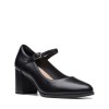 Clarks - Freva55 Strap Black Leather