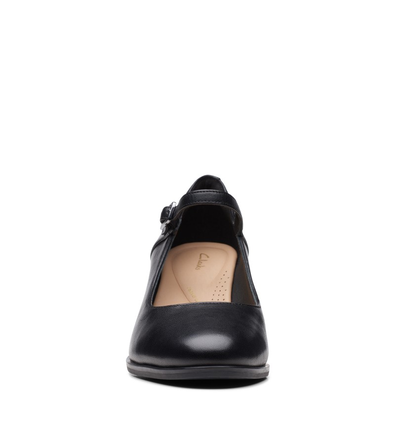 Clarks - Freva55 Strap Black Leather