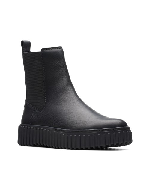Clarks - Torhill Maple Black Leather Clarks - Torhill Maple Black Leather