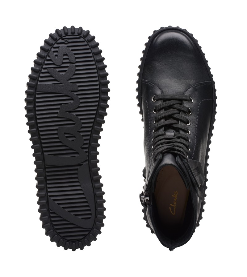 Clarks - Torhill Rise Black Leather