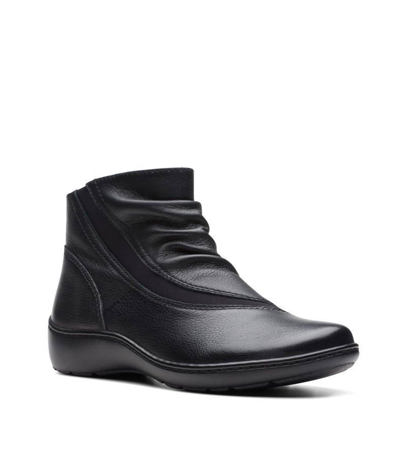 Clarks - Cora Derby Black Leather