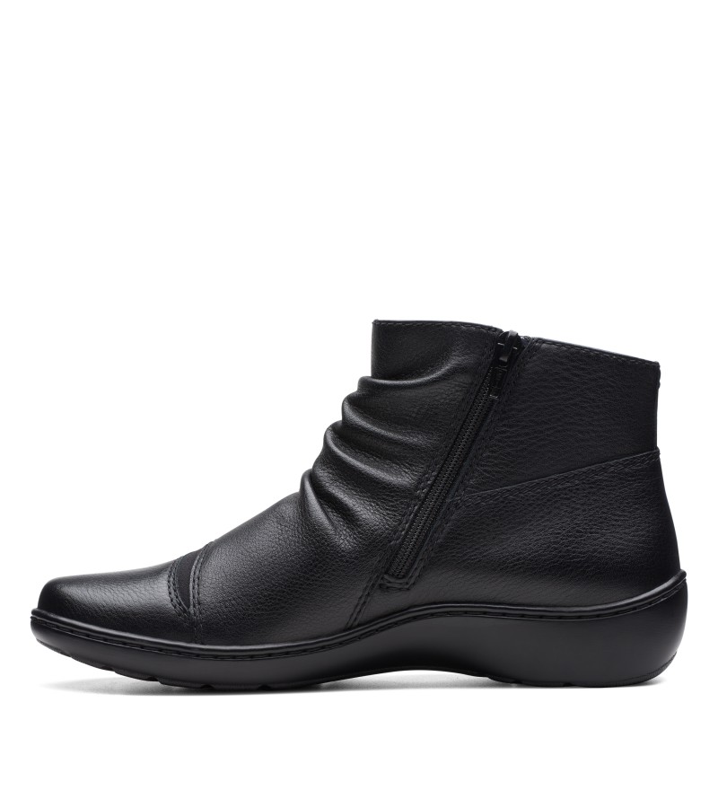 Clarks - Cora Derby Black Leather