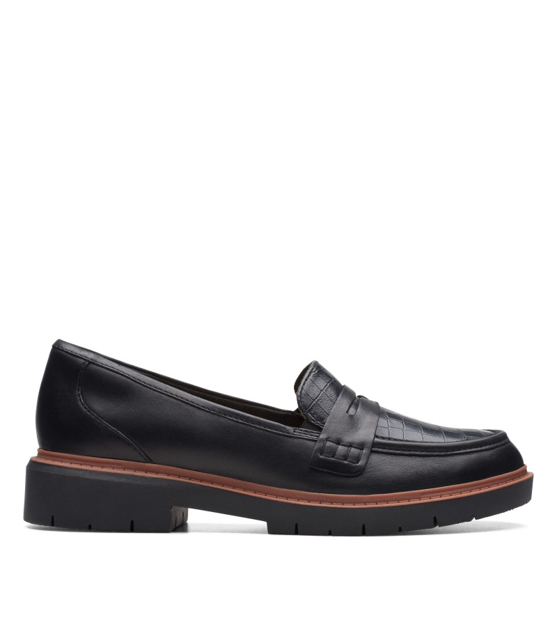 Clarks - Westlynn Ayla Black Leather