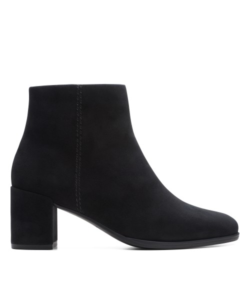 Clarks - Freva55 Zip Black Suede Clarks - Freva55 Zip Black Suede