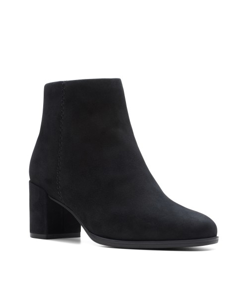 Clarks - Freva55 Zip Black Suede Clarks - Freva55 Zip Black Suede