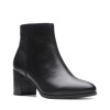 Clarks - Freva55 Zip Black Leather