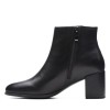 Clarks - Freva55 Zip Black Leather