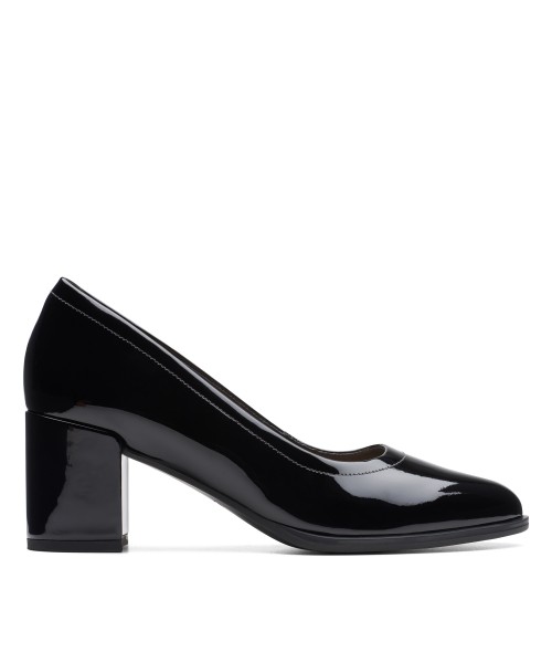 Clarks - Freva55 Court Black Patent Clarks - Freva55 Court Black Patent