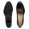 Clarks - Freva55 Court Black Patent