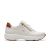 Clarks - Tivoli Zip Off White Leather