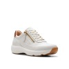 Clarks - Tivoli Zip Off White Leather