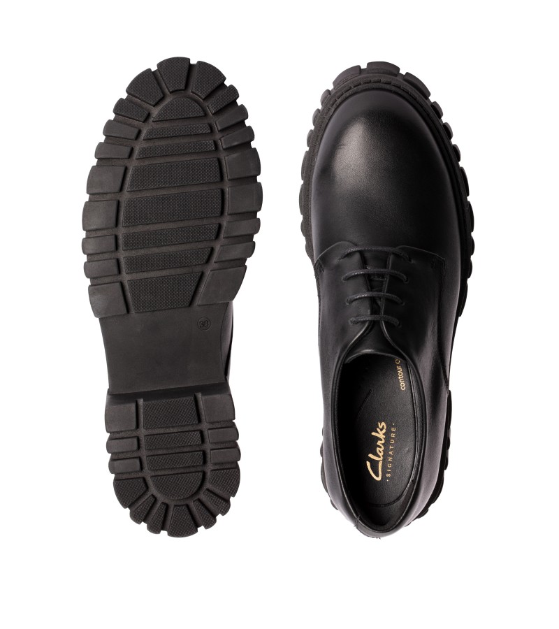 Clarks - Page Walk Black Leather