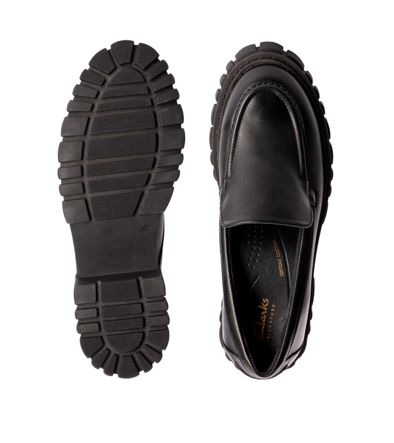 Clarks - Page Loafer Black Leather