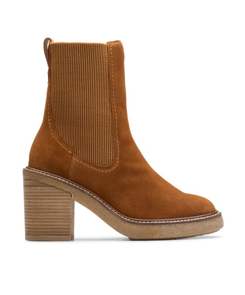 Clarks - Cassiano Top Mid Tan Suede