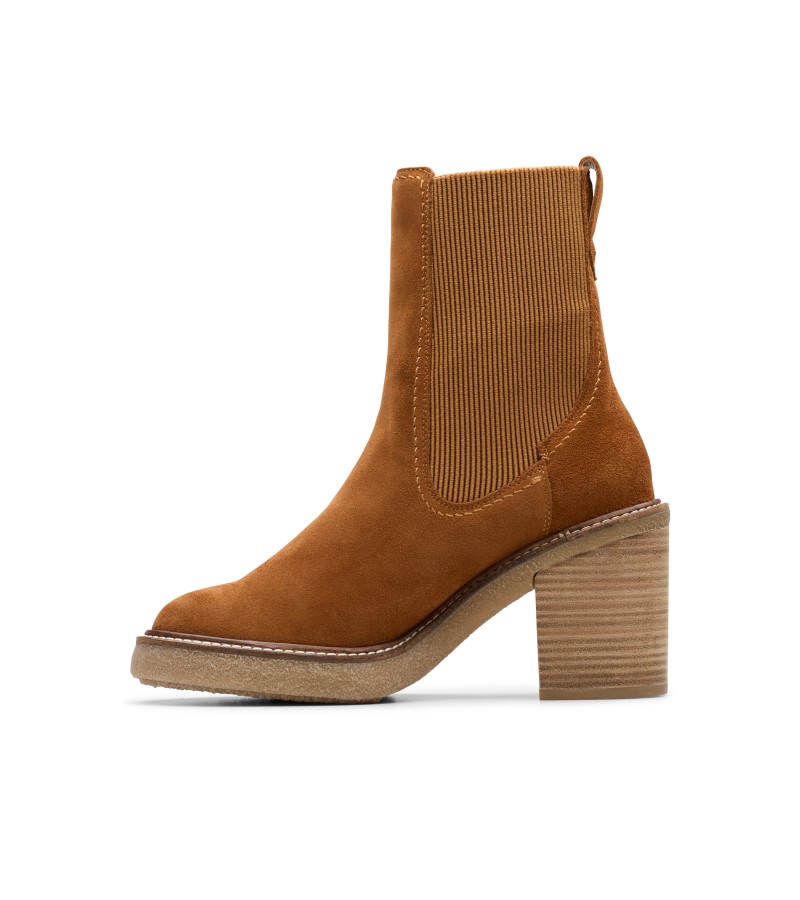 Clarks - Cassiano Top Mid Tan Suede