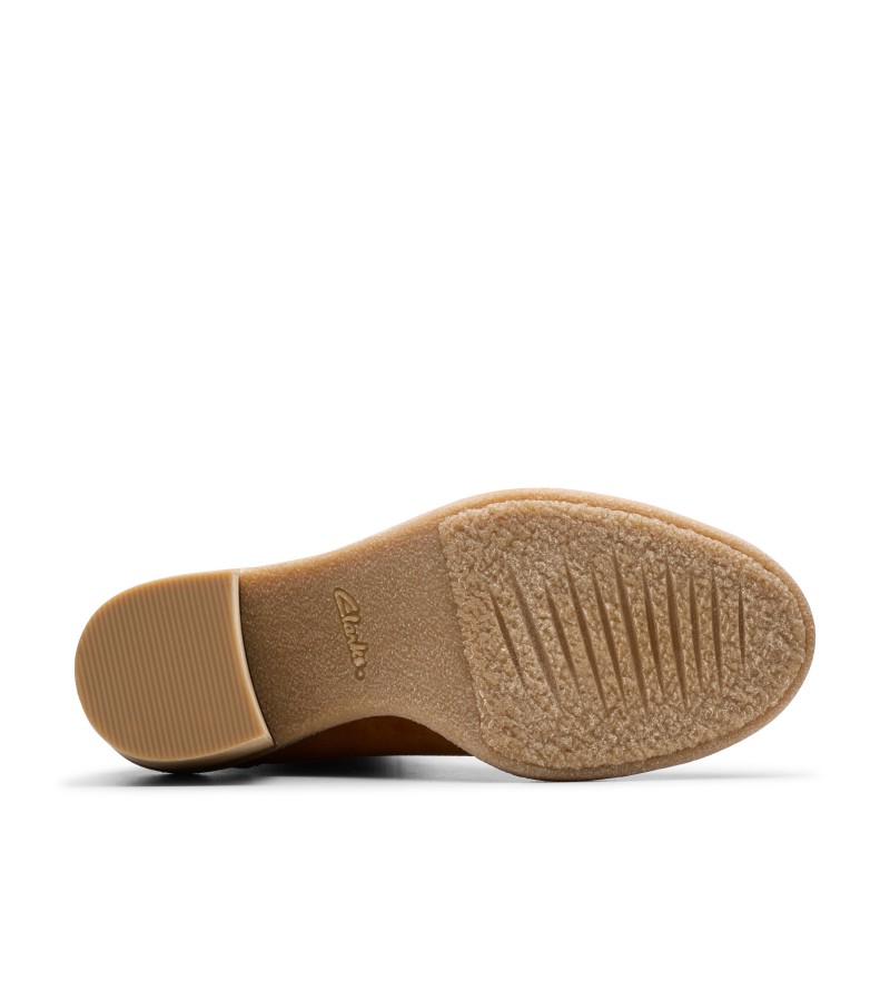 Clarks - Cassiano Top Mid Tan Suede