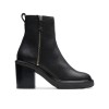 Clarks - Cassiano Zip Black Leather