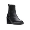 Clarks - Cassiano Zip Black Leather