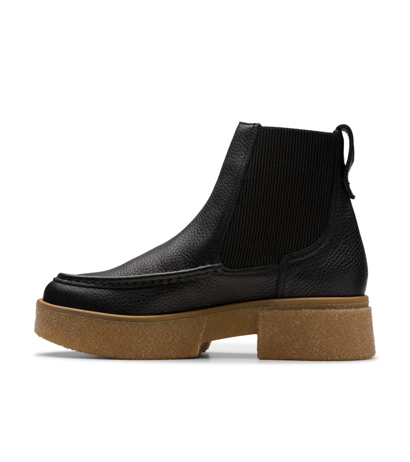 Clarks - Linoso Top Black Leather