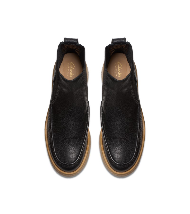 Clarks - Linoso Top Black Leather