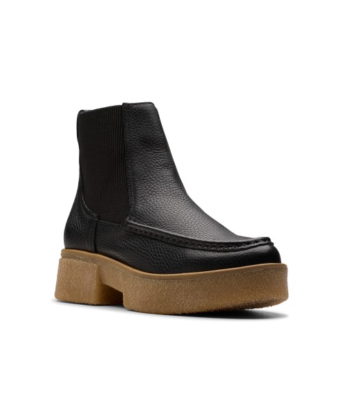 Clarks - Linoso Top Black Leather Clarks - Linoso Top Black Leather