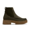 Clarks - Linoso Top Dark Green Nubuck