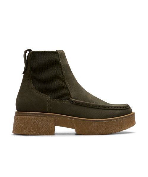 Clarks - Linoso Top Dark Green Nubuck Clarks - Linoso Top Dark Green Nubuck