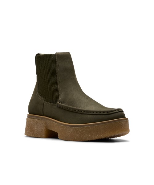 Clarks - Linoso Top Dark Green Nubuck Clarks - Linoso Top Dark Green Nubuck