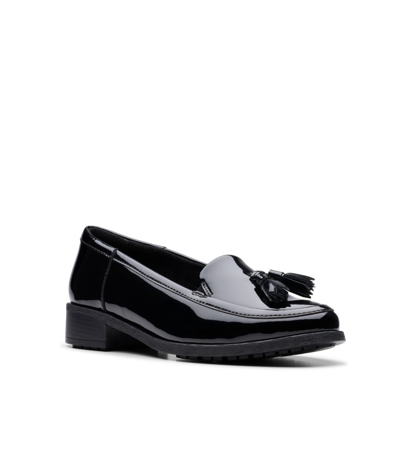 Clarks - Havisham Edge Black Patent