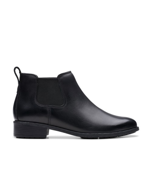 Clarks - Havisham Top Black Leather Clarks - Havisham Top Black Leather