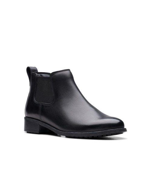 Clarks - Havisham Top Black Leather Clarks - Havisham Top Black Leather