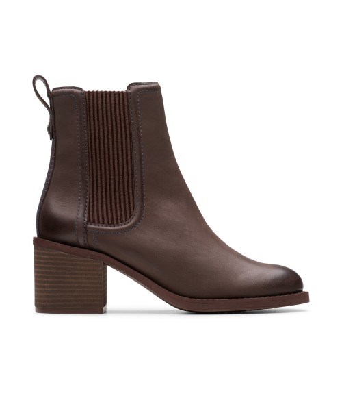 Clarks - Chamberly Top Dark Brown Leather Clarks - Chamberly Top Dark Brown Leather