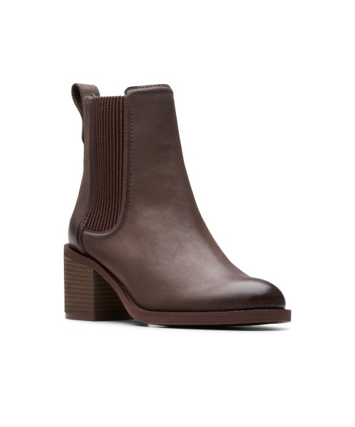 Clarks - Chamberly Top Dark Brown Leather Clarks - Chamberly Top Dark Brown Leather