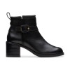 Clarks - Chamberly Trim Black Leather