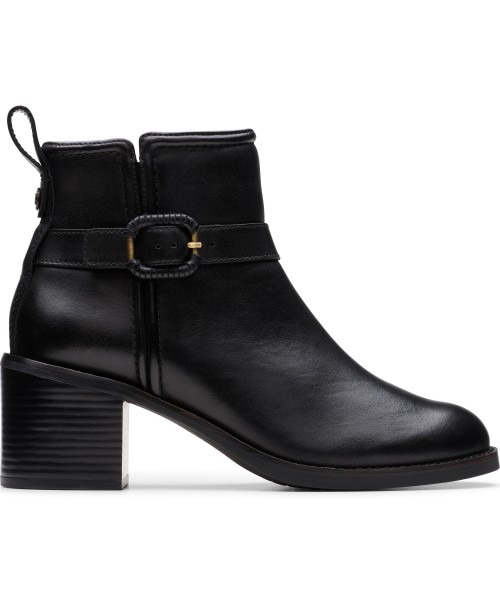 Clarks - Chamberly Trim Black Leather