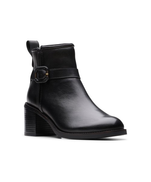 Clarks - Chamberly Trim Black Leather Clarks - Chamberly Trim Black Leather