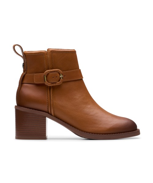 Clarks - Chamberly Trim Mid Tan Leather Clarks - Chamberly Trim Mid Tan Leather