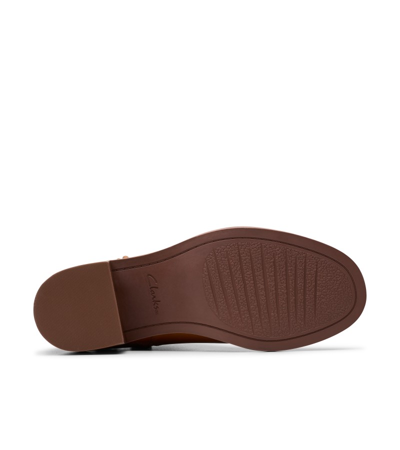 Clarks - Chamberly Trim Mid Tan Leather