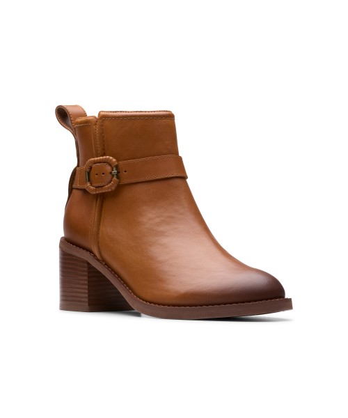 Clarks - Chamberly Trim Mid Tan Leather Clarks - Chamberly Trim Mid Tan Leather