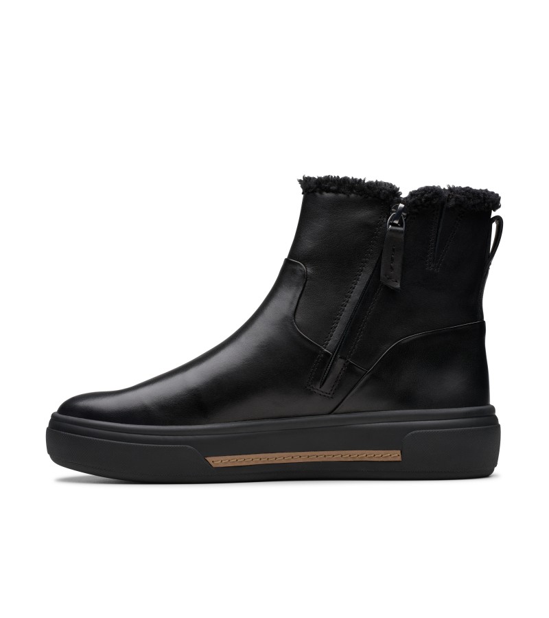 Clarks - Hollyhock Lane Black WLined Leather