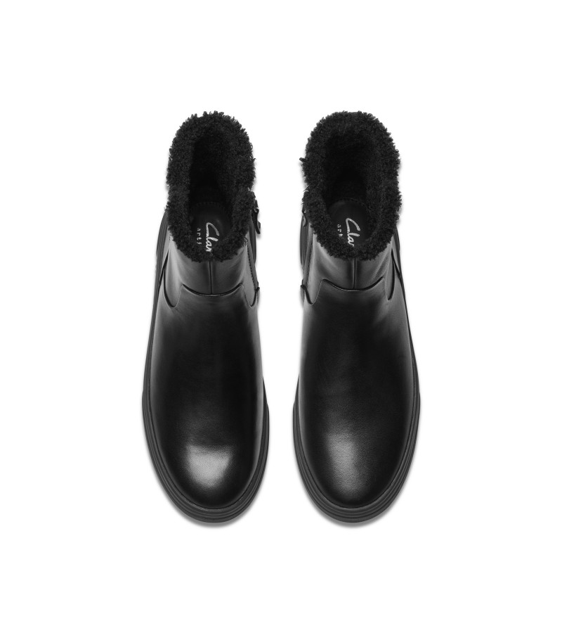 Clarks - Hollyhock Lane Black WLined Leather