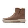 Clarks - Hollyhock Lane Pebble WLined Nubuck