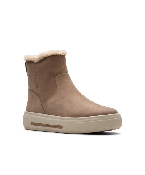 Clarks - Hollyhock Lane Pebble WLined Nubuck Clarks - Hollyhock Lane Pebble WLined Nubuck