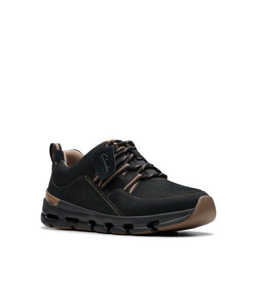 Clarks - NatureX Tie WP Black Combi Nubuck Clarks - NatureX Tie WP Black Combi Nubuck