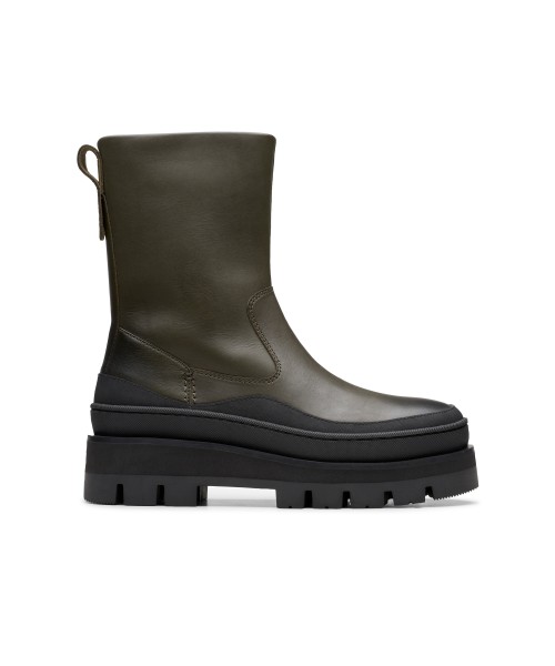 Clarks - Orianna2 Rise Dark Green Leather Clarks - Orianna2 Rise Dark Green Leather