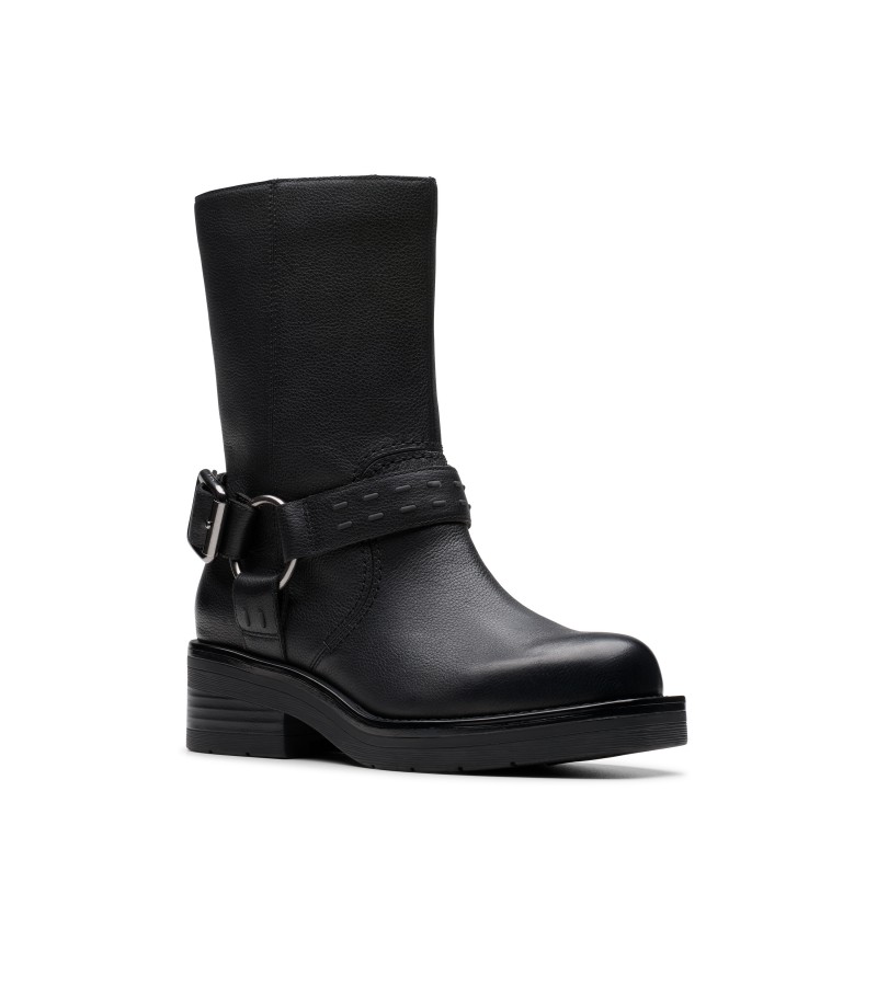 Clarks - Rebelle Up Black Leather