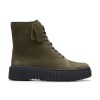 Clarks - Torhill Rise Dark Green Nubuck