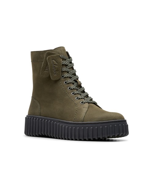 Clarks - Torhill Rise Dark Green Nubuck Clarks - Torhill Rise Dark Green Nubuck