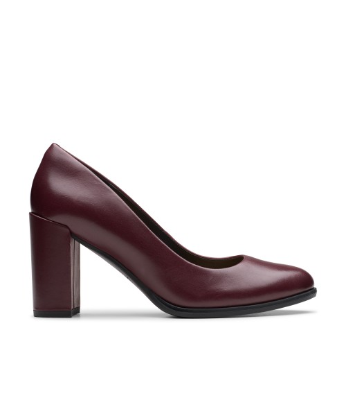 Clarks - Freva85 Court Wine Leather Clarks - Freva85 Court Wine Leather